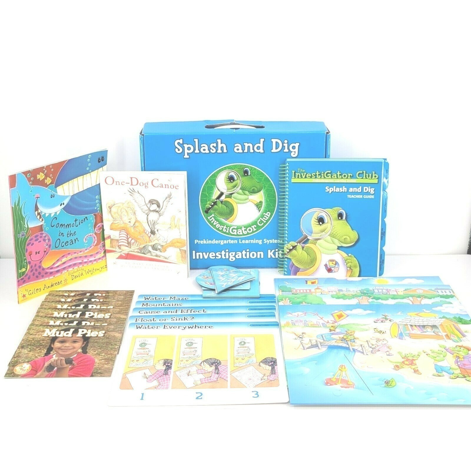 InvestiGator Club Splash and Dig Pre-K Learning Curriculum Kit Complete