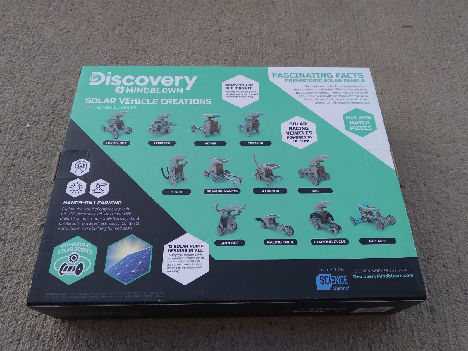 NEW Discovery Mindblown Solar Vehicle Creations 197 Pieces Easy Build 12 Designs