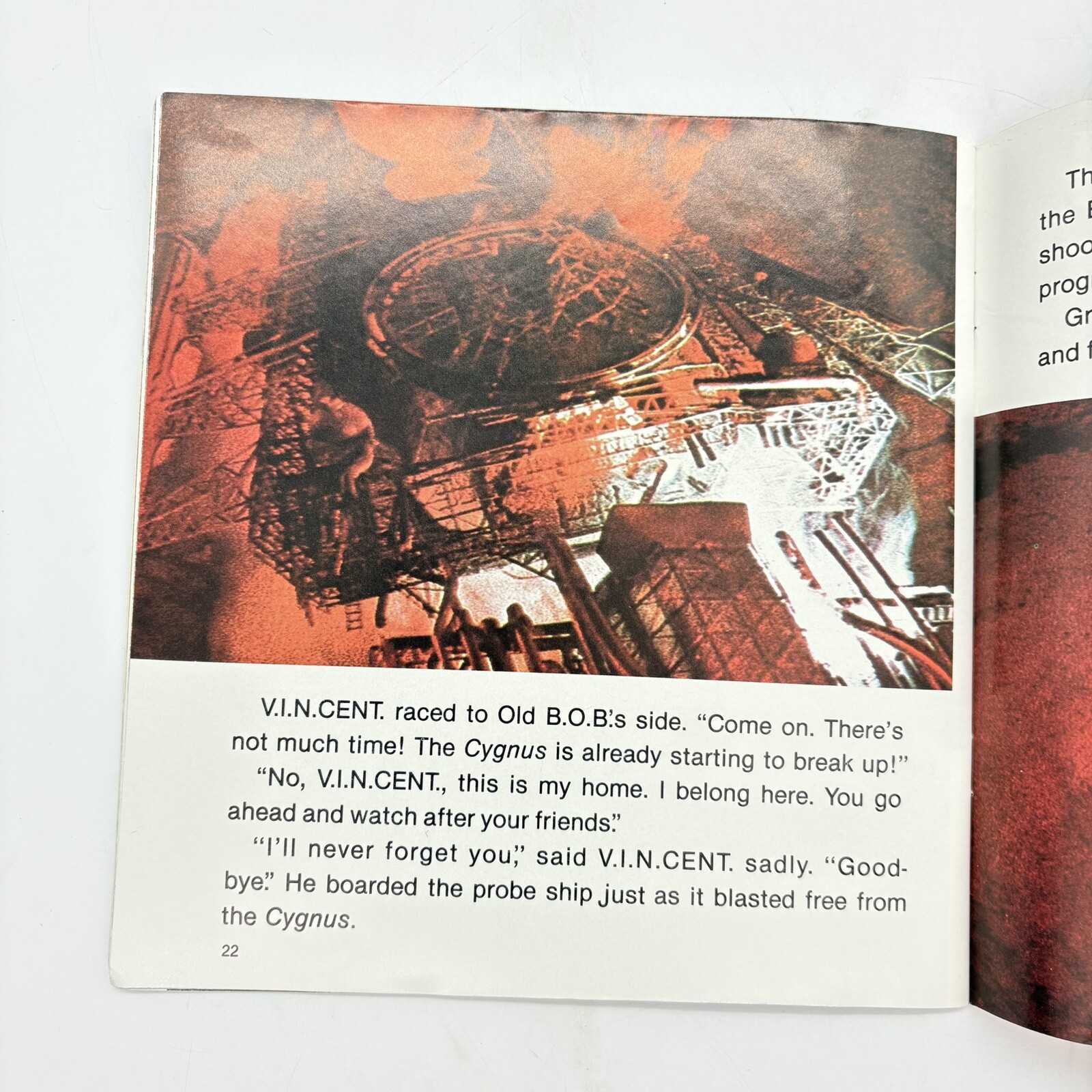 The Black Hole 24 Page Read-Along Book No Tape Disney Storyteller Vtg 1979 EUC
