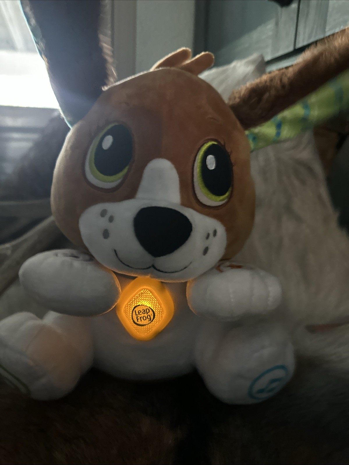 Leap Frog Speak & Learn Puppy W/ Interactive Talk Back And Motion Feature WORKS
