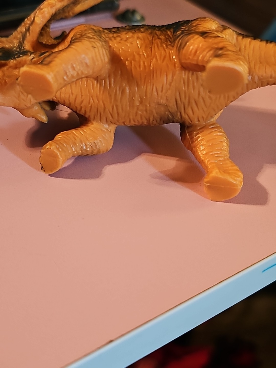 Unbranded Green/ Orange Styracosaurus- 5 Inches, 2.5 Inches