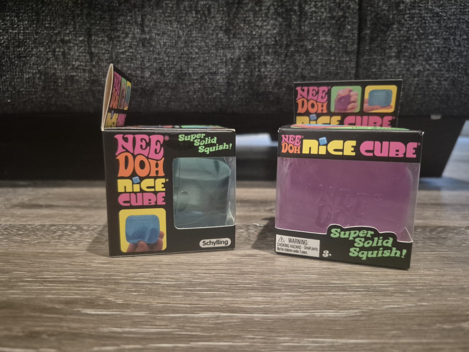 Needoh Nice Cube 2 Pack Purple And Blue New In Package