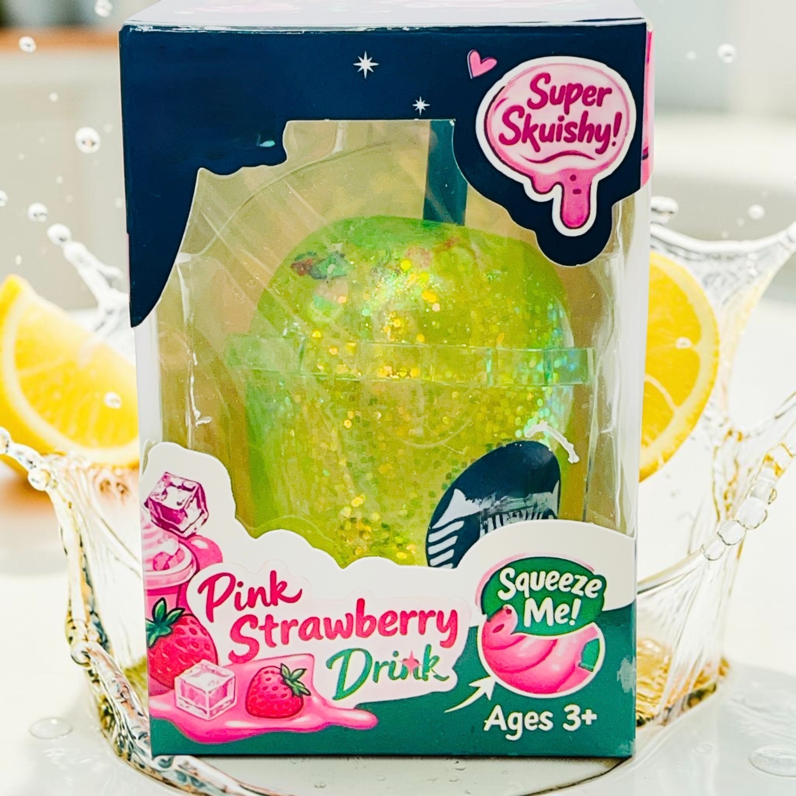 New Super Squishy Toy In Box Unbranded Green Relaxation Stress or Play Ages 3+