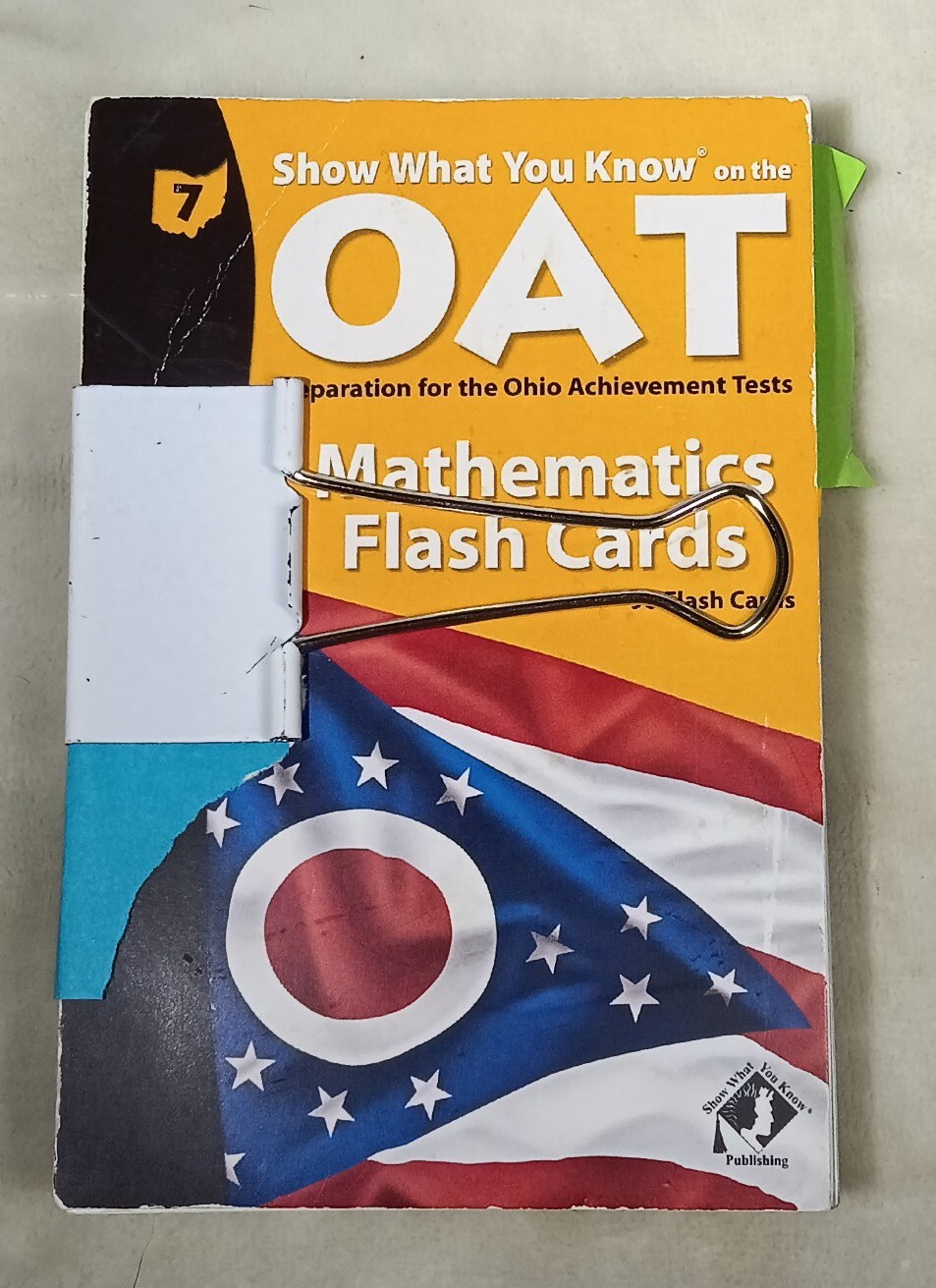 Mathematics Flash Cards Lot Math Common Core OAT OAA 2010 2014 USA