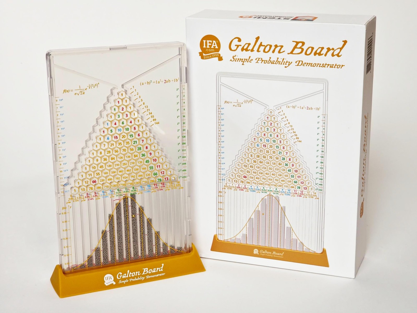 Galton Board: Simple Edition 6.5 inches tall, 4.5 wide