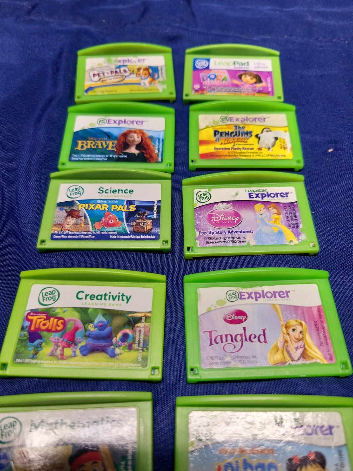 10 Leap Frog LeapPad Explorer Learning Game lot Leap Pad 1 2 or 3 XDI Ultr Plat