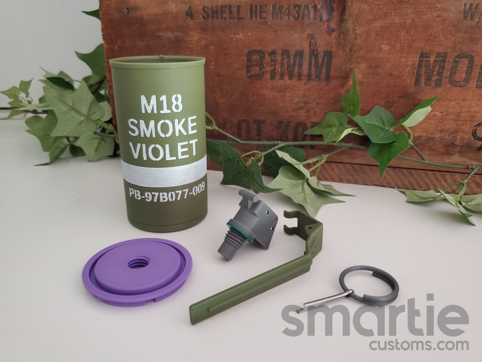 DUMMY M18 Colored Smoke Hand Grenade – Accurate Size Plastic Replica