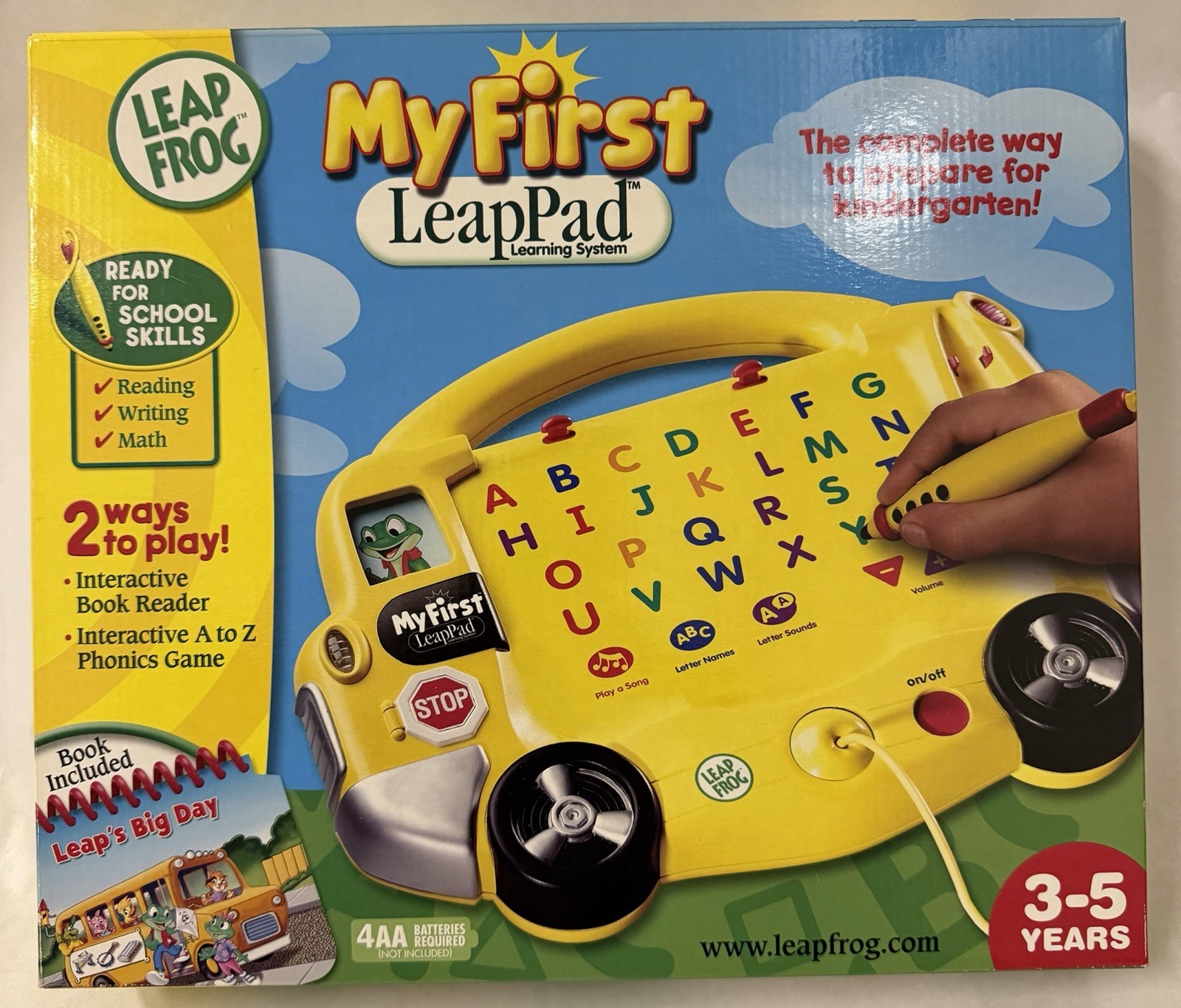 🎁 NEW LeapFrog My First LeapPad Learning System Leap’s Big Day 3-5 Ages + Extra