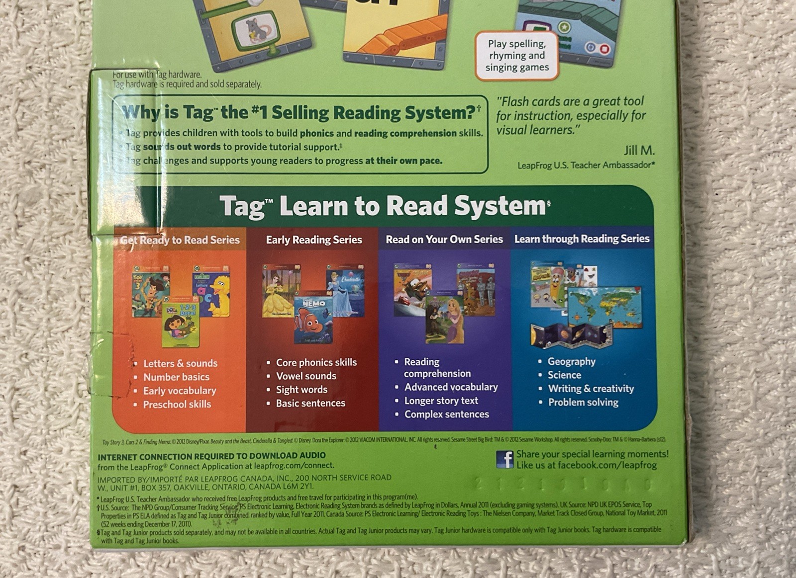 LeapFrog LeapReader Interactive TALKING WORDS FACTORY Flash Cards – NEW SEALED