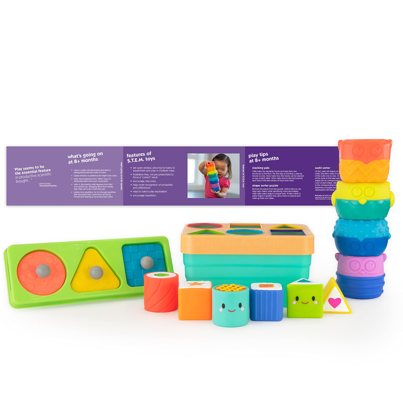 Sassy Stem Baby Box – 8+ Months