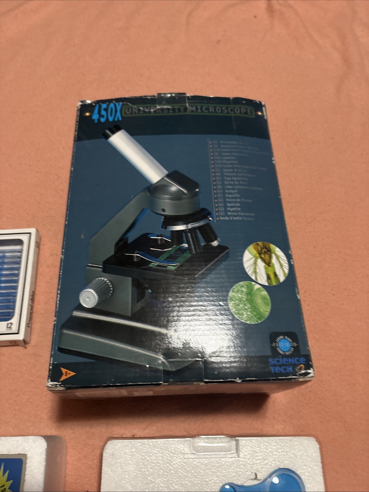 Lakeshore 450x University Microscope w/40+ Pieces IN FABULOUS CONDITION No Flaws