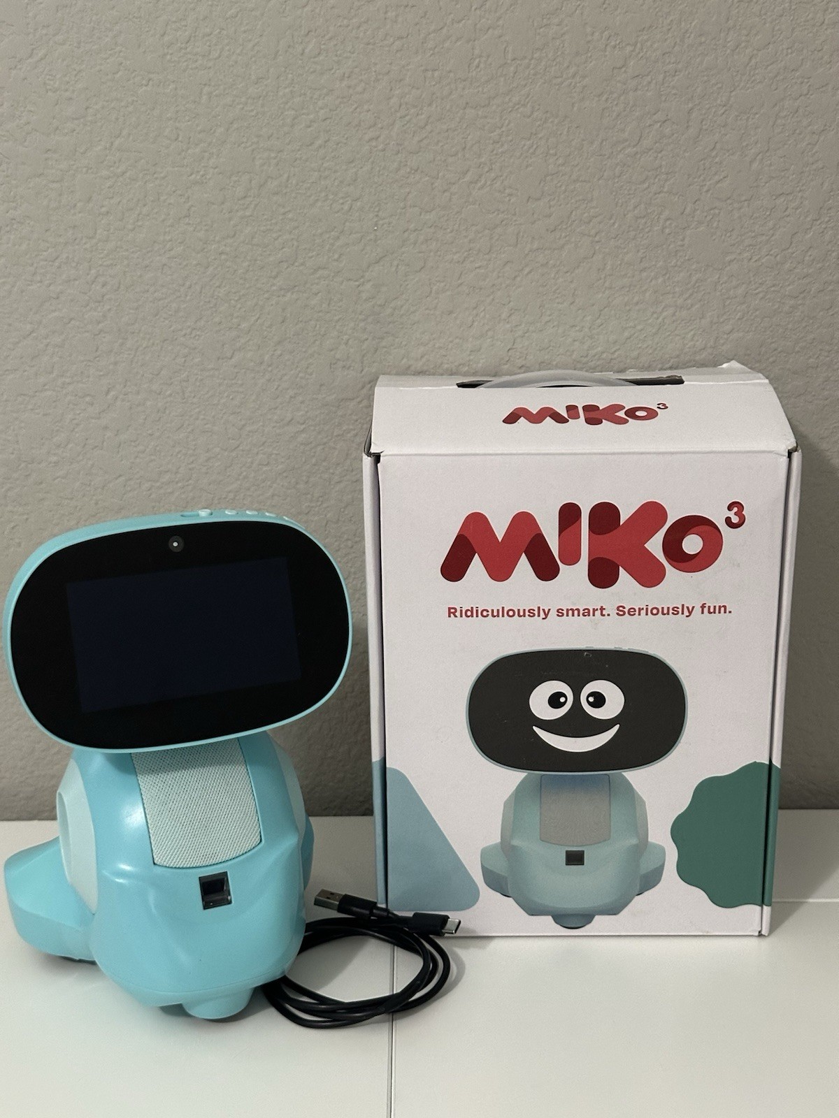 Miko 3: Ai-Powered Smart Robot for Kids – STEM Learning & Educational Robot Blue