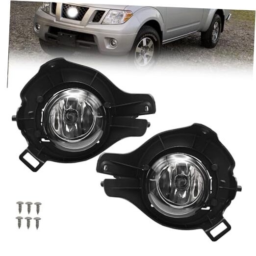 Fog Lights Compatible with 2005-2009 Frontier (w/Painted Bumper) / 2005-2012