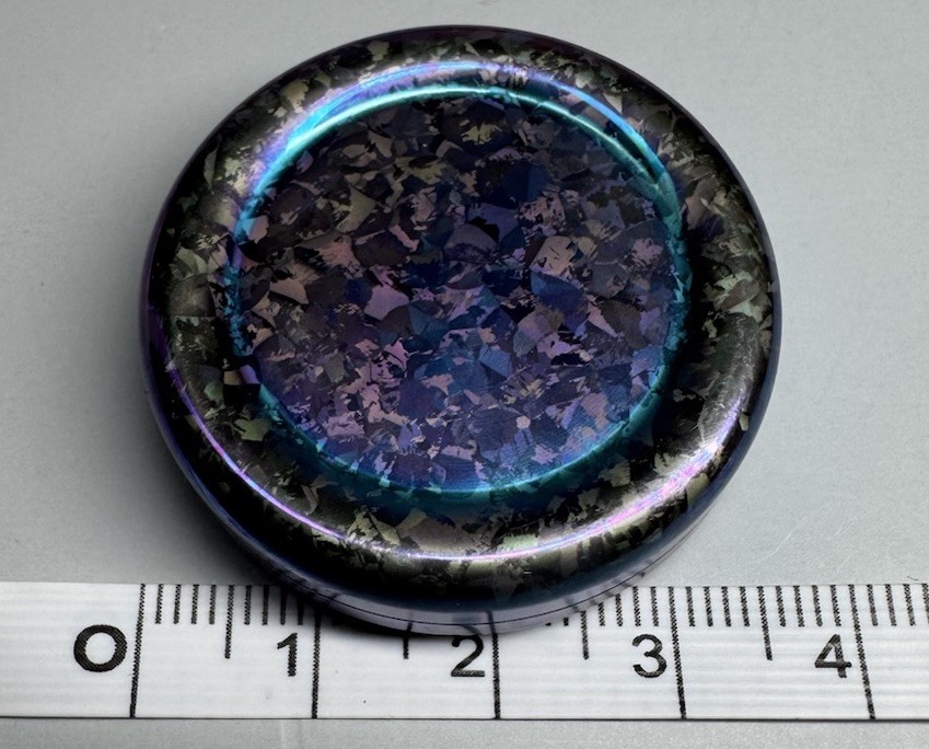 ACEDC Haptic Coin Milk Cover- Ice Crystal Titanium Sapphire Blue/Purple-40g-RARE