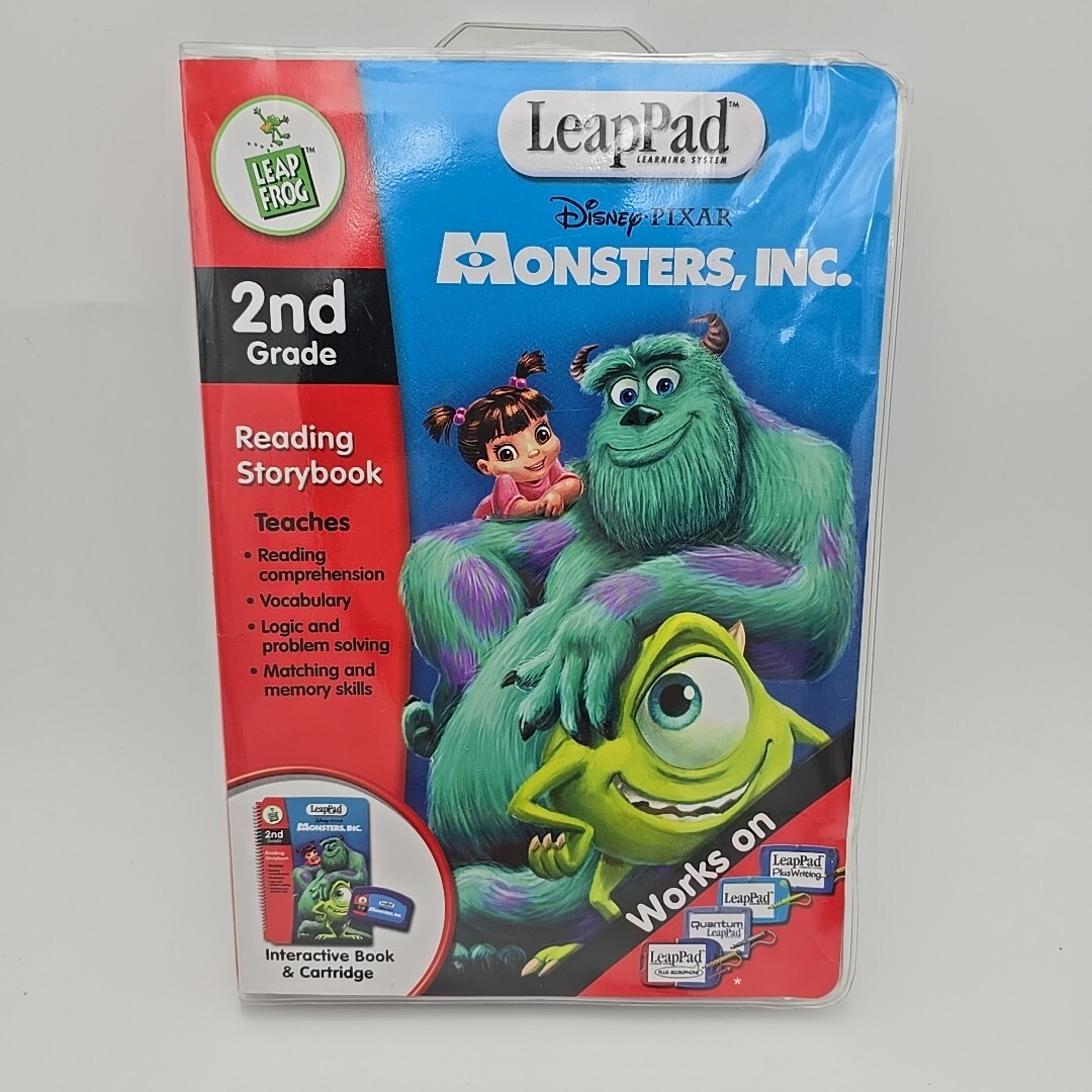 Lot 3 LeapFrog LeapPad Marvel The Amazing Spider-Man, Shrek, Monster Grades 1 2