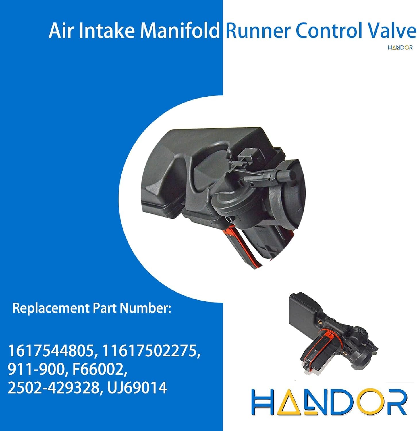 Handor 11617502275 Air Intake Manifold Runner Control Valve Fit for E46 E53 E60