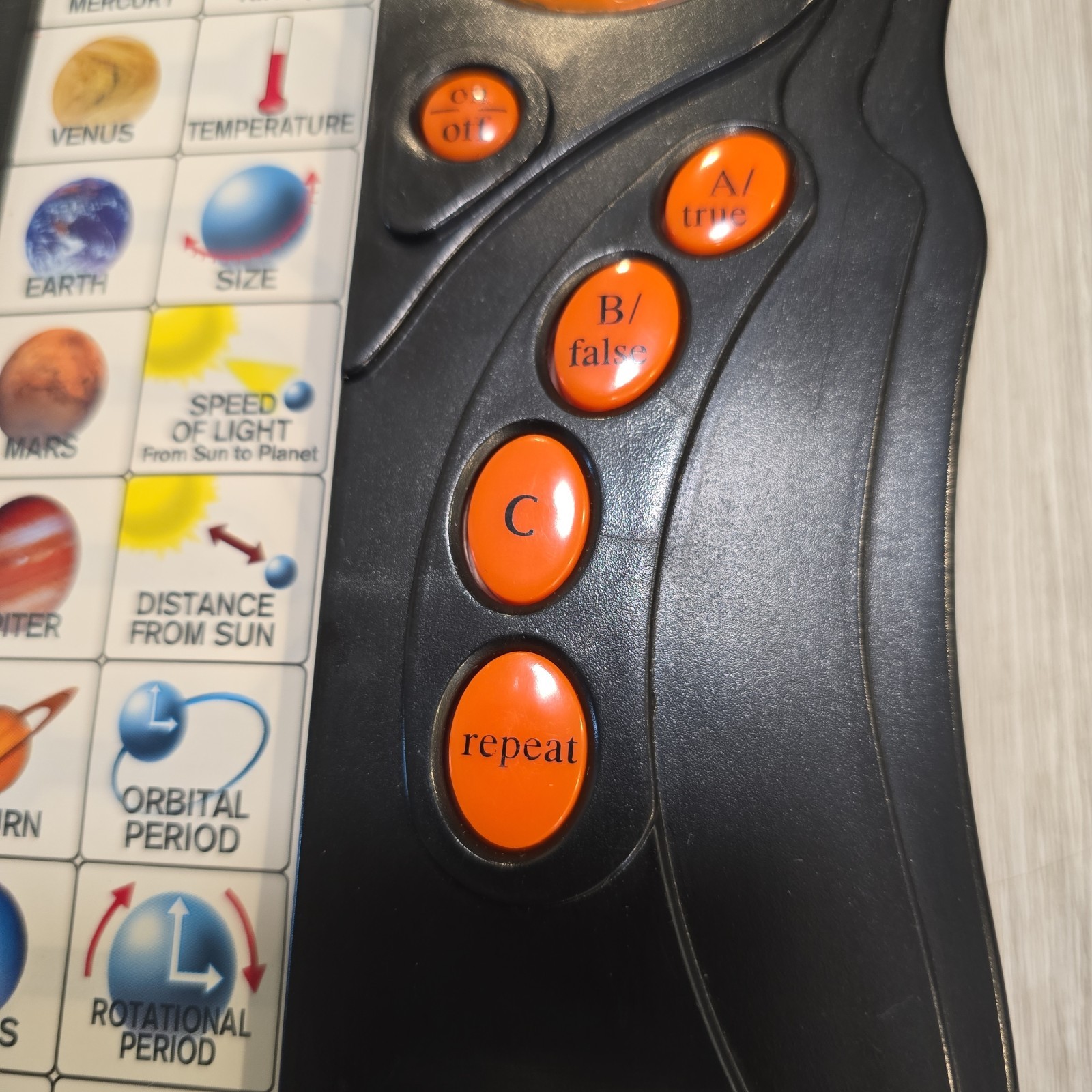 VTG Play Scholastic Solar System Planets Learning Tablet 90s Educational RARE