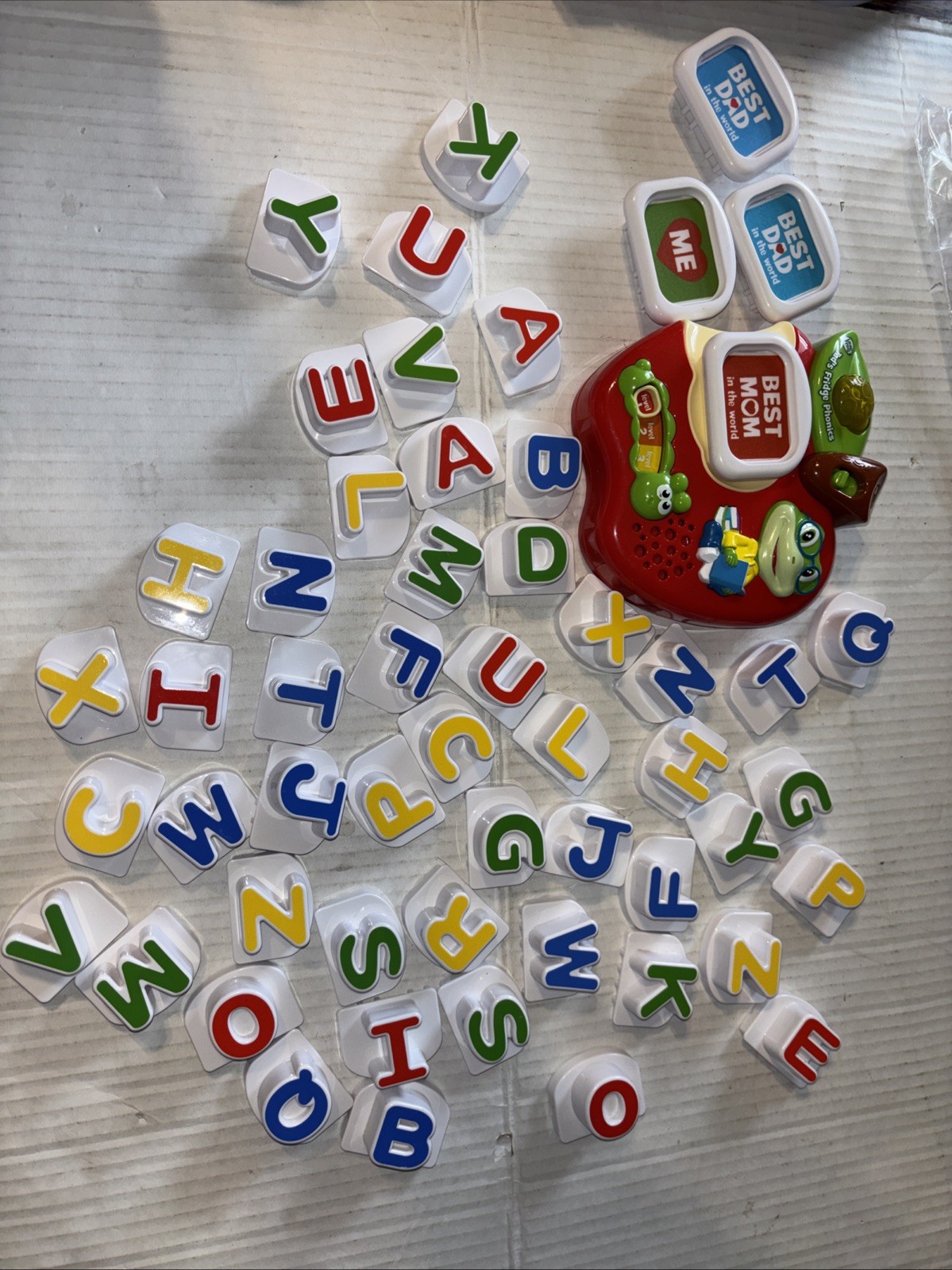 LeapFrog Tad’s Fridge Phonics Magnetic System—Complete Alphabet & Extras Works!