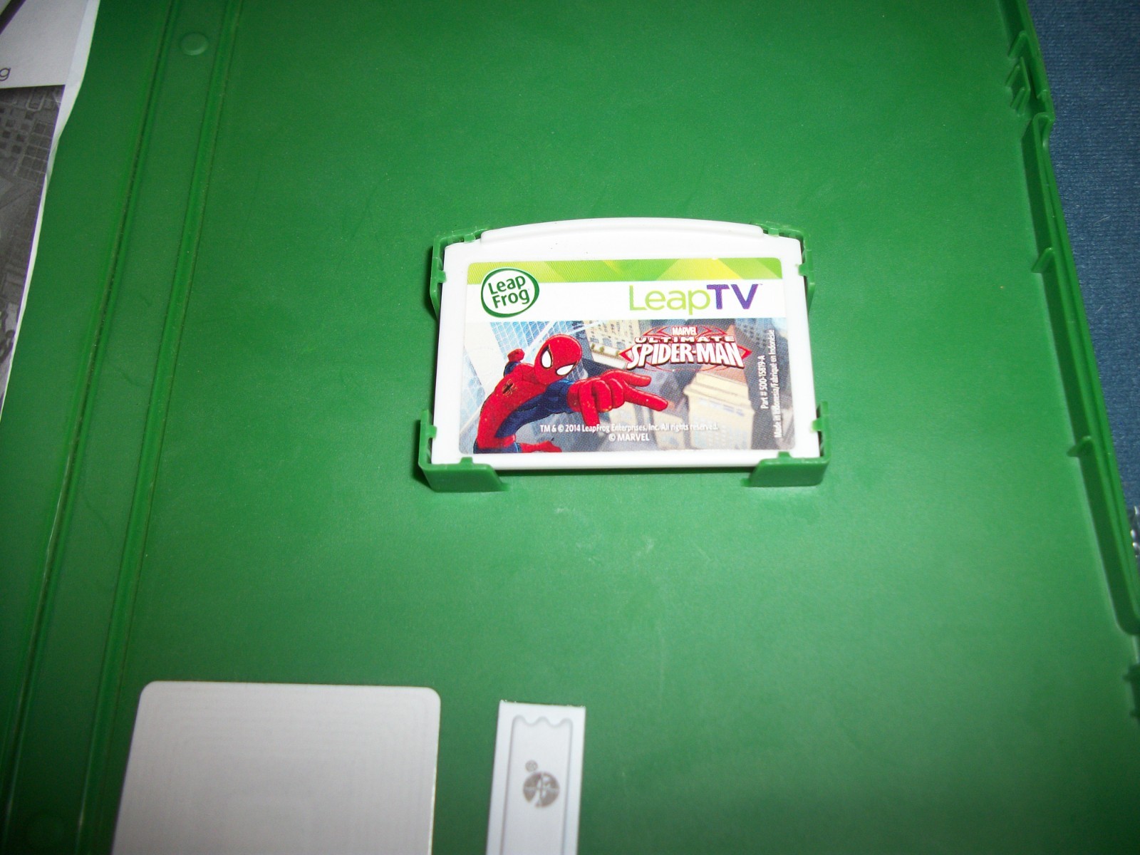 LeapFrog LeapTV Spider Man Video Game Marvel Ultimate Spiderman w/ manual