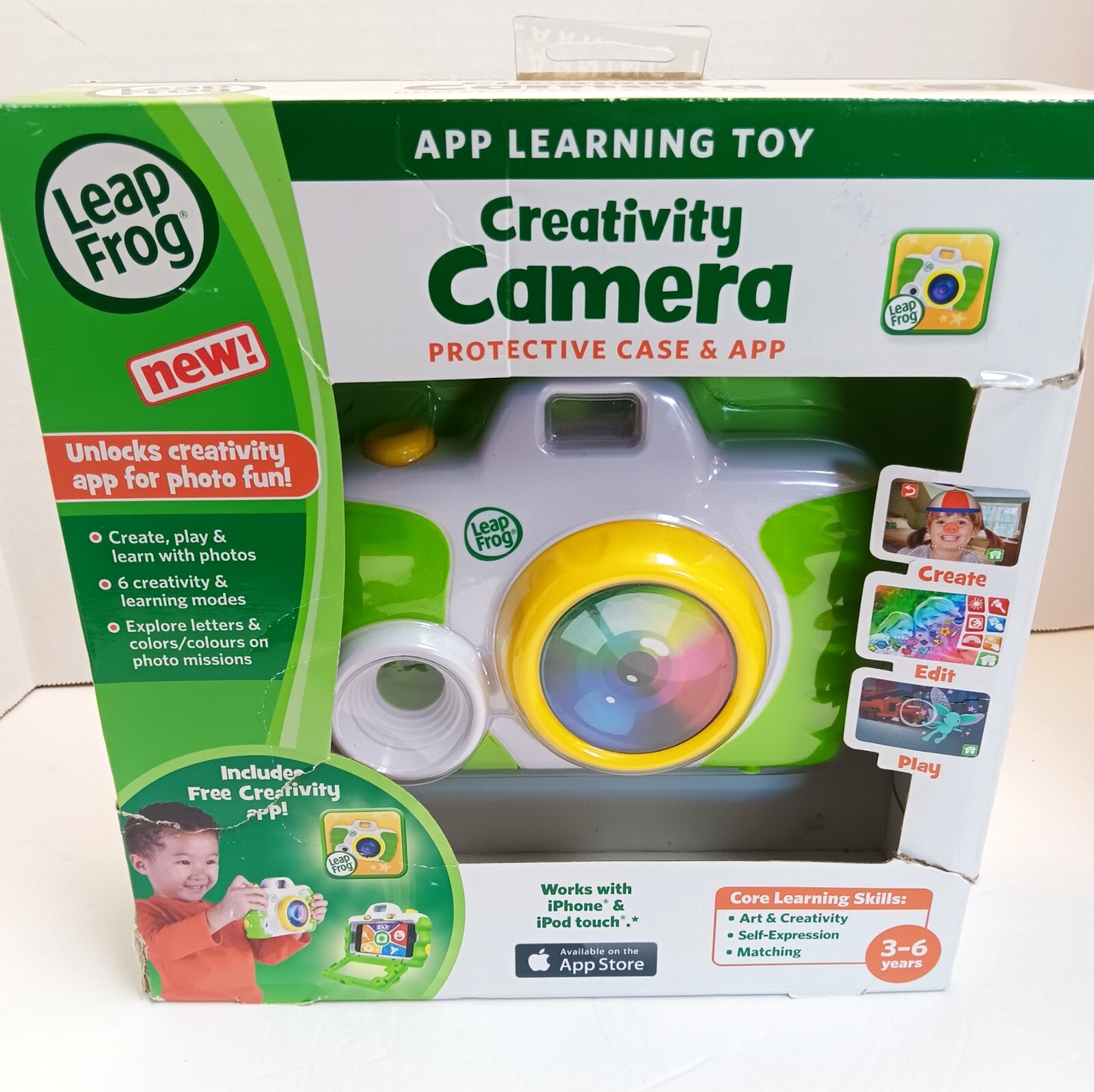 Creative Protective Camera Case and APP Leap Frog Unisex Child Learning Toy New