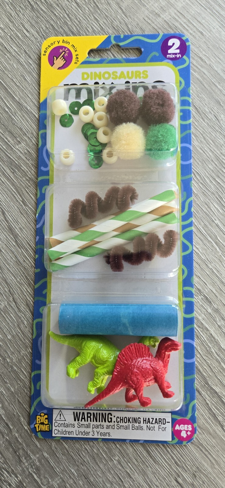 Sensory Bin Mix-in Sets Of 8 Racing Dinosaurs Unicorns Mermaids