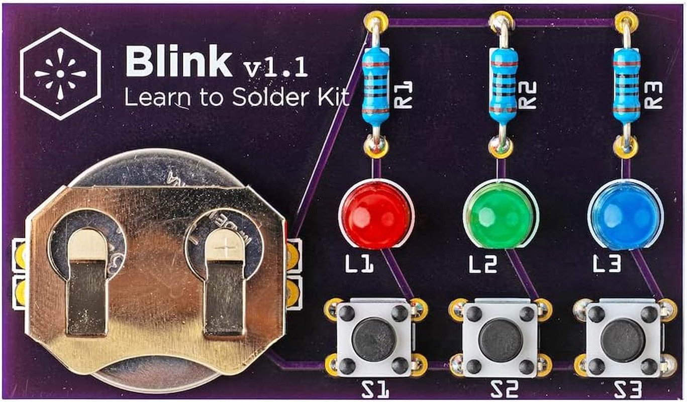 Blink LED Soldering Kit | DIY Electronics Projects for Beginners | Practice f…