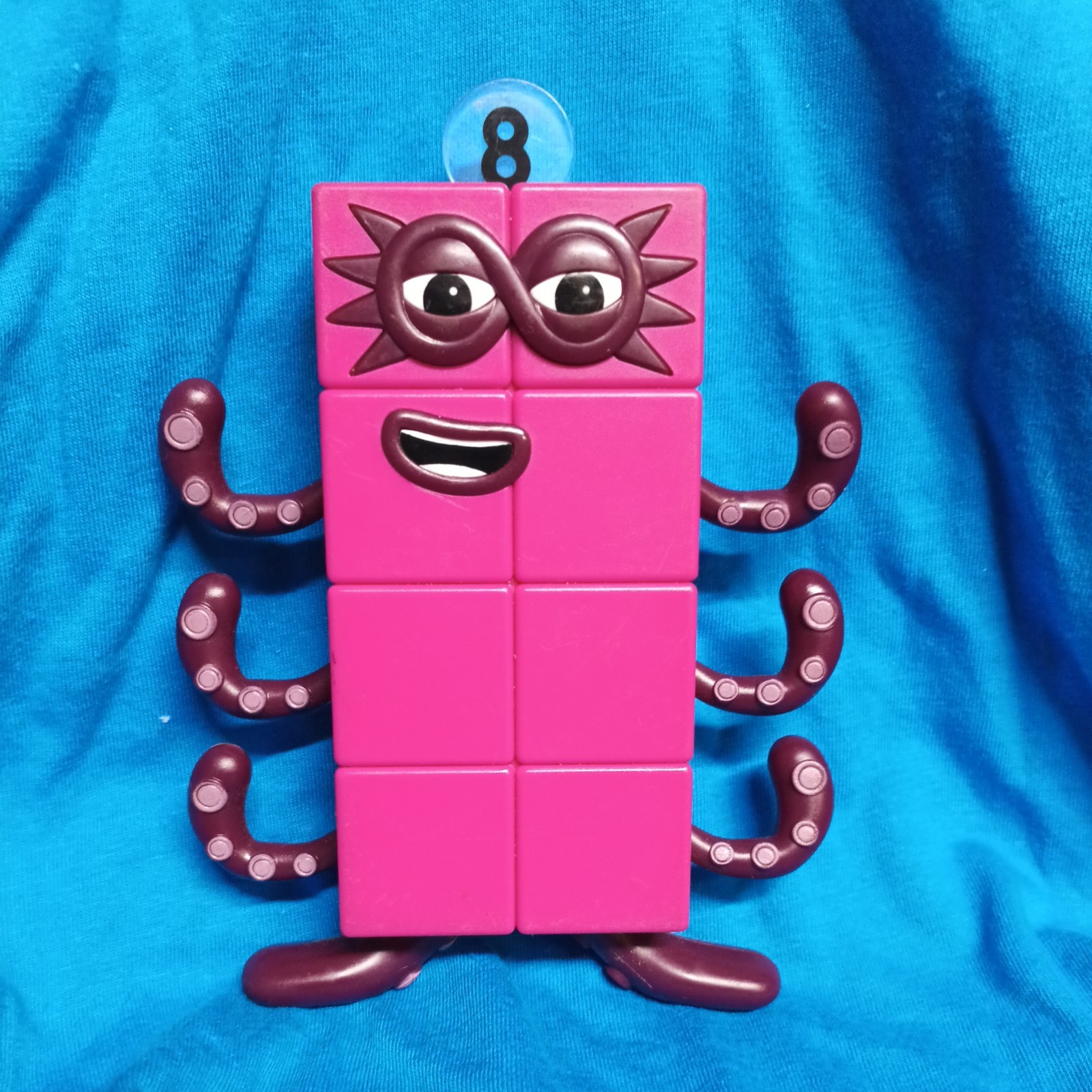 Numberblocks Eight Mathematics Toy Figure Purple for Ages 4-7 & 8-11 Years