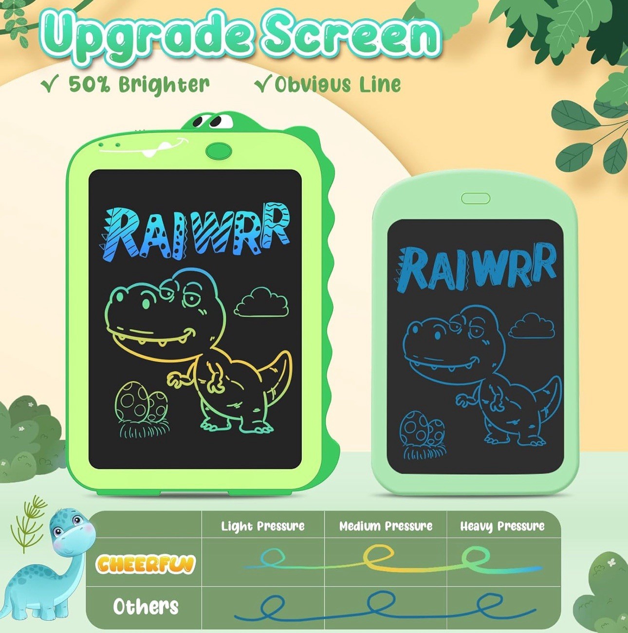 LCD Writing Tablet for Kids – 8.5/10/12 Inch Drawing Board Educational Toy Gift