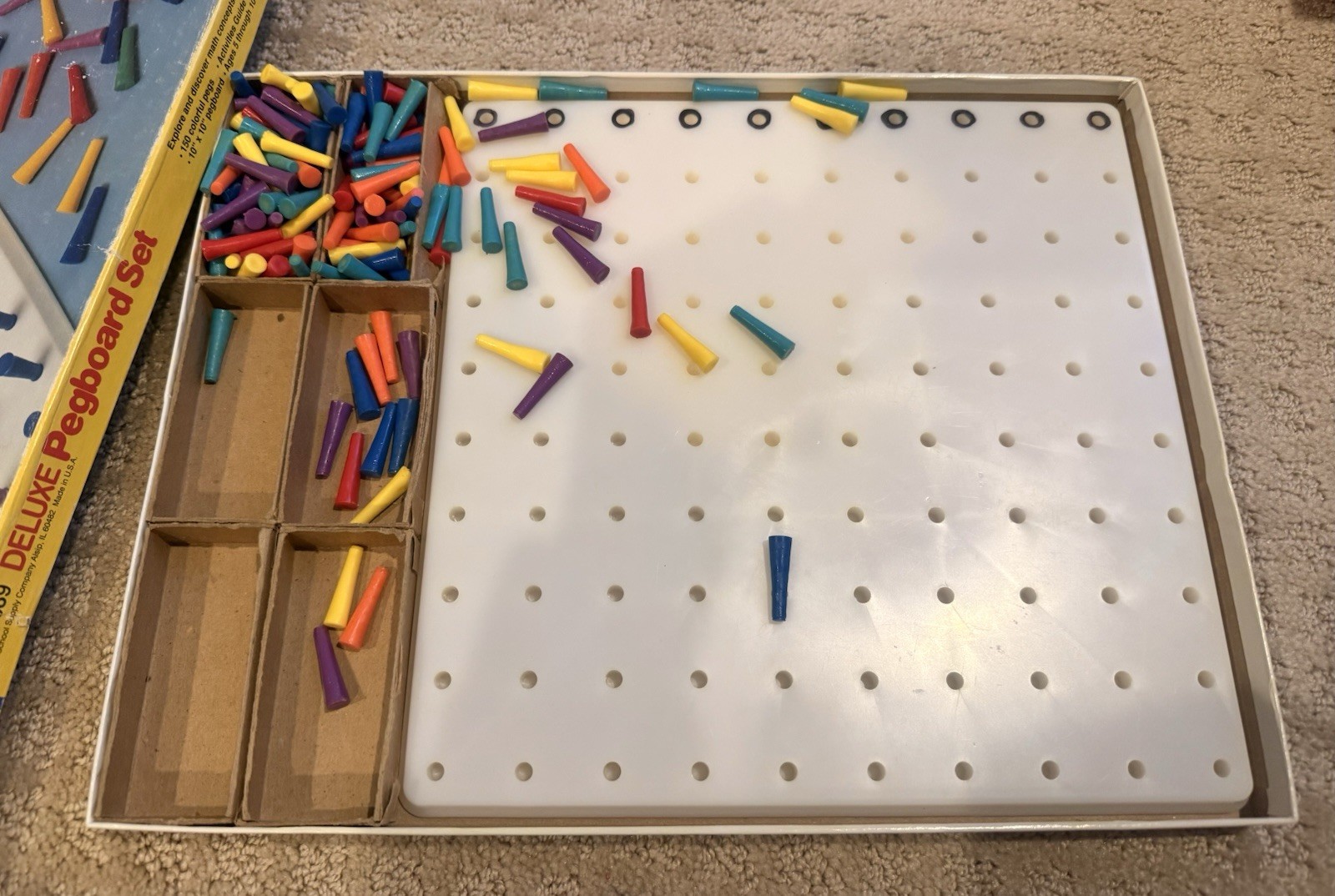 Lot Games Occupational Therapy Fine Motor Zones Pegboard Stacrobats Soccer
