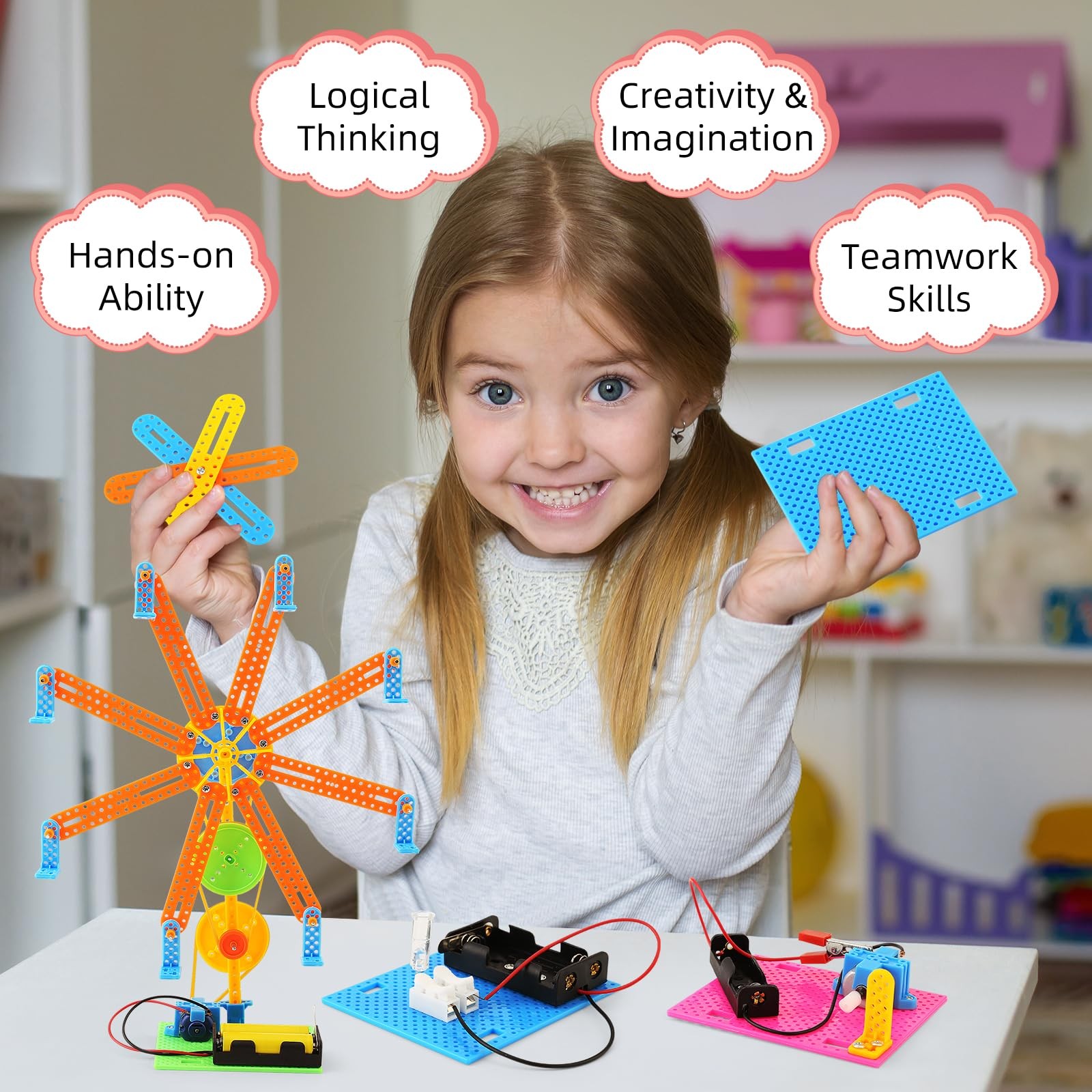 STEM Toys for Girls Age 8-12, Kids Electronic Building Engineering Craft Kits…