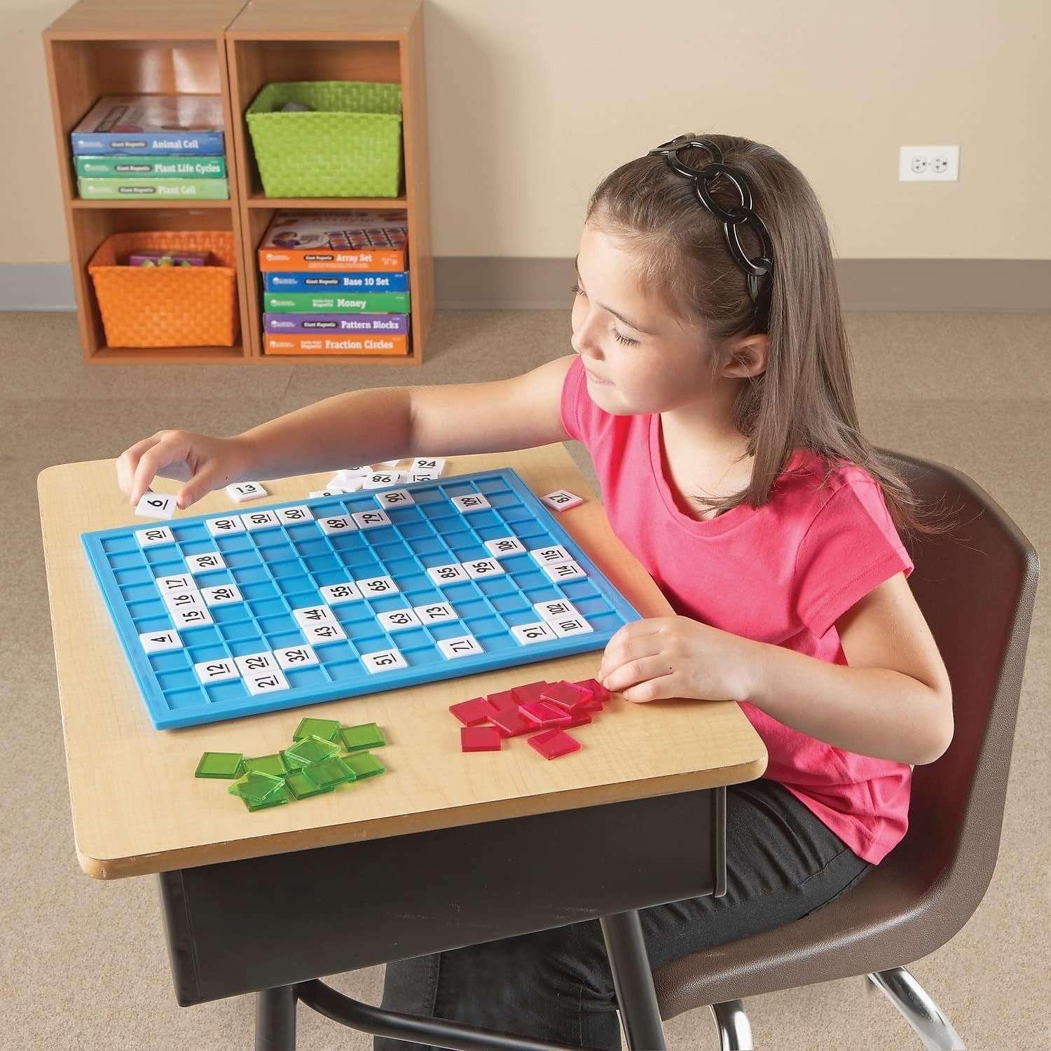 Multicolor 120 Number Board with Activity Guide – Ideal for Homeschool Learning