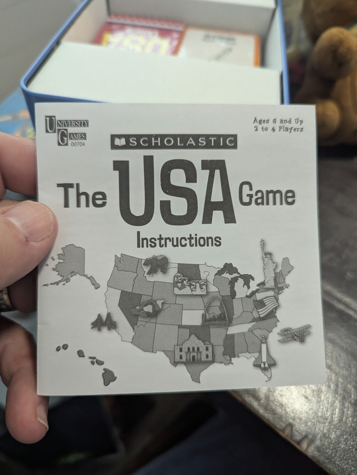 THE USA GAME by Scholastic Unviersity Games 100% COMPLETE CARDS in SHRINK 2018