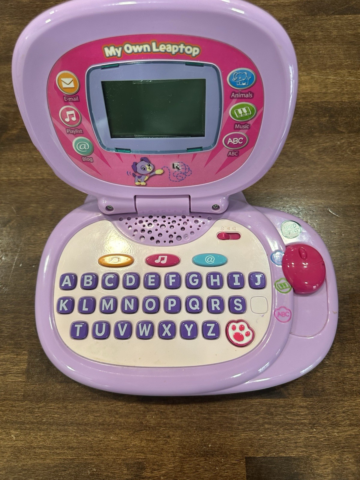 Leap Frog My Own Leaptop Laptop 2010 Purple Pink Tested Works Great Learning