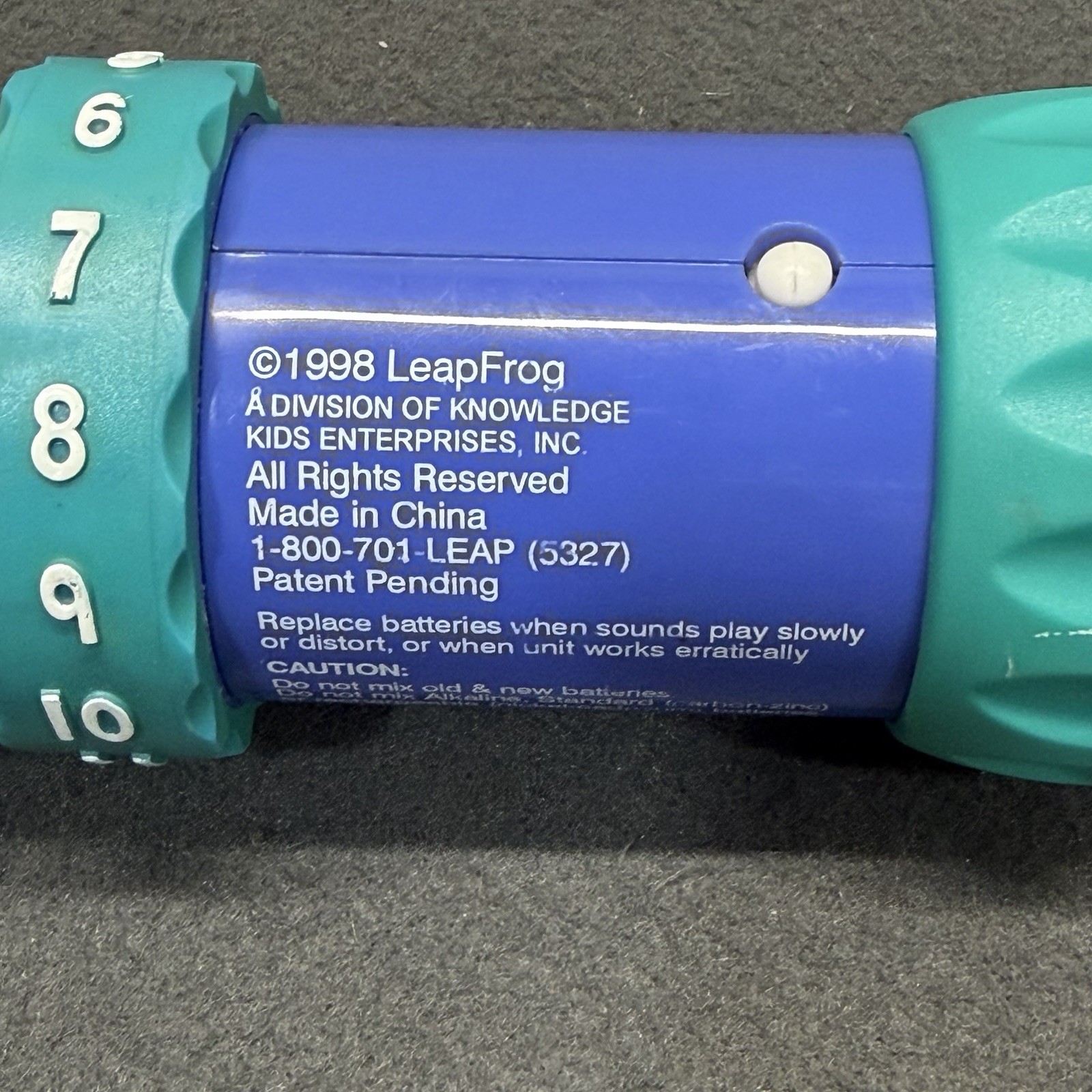 Vintage 1998 Leap Frog Twist And Shout Multiplication Learning Math Game WORKS!