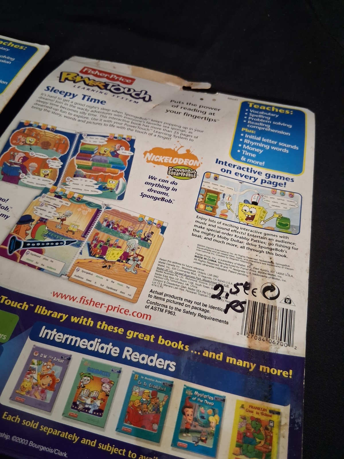 New Nickelodeon Price Power Touch Learning Books 2003-2004 Plus Others