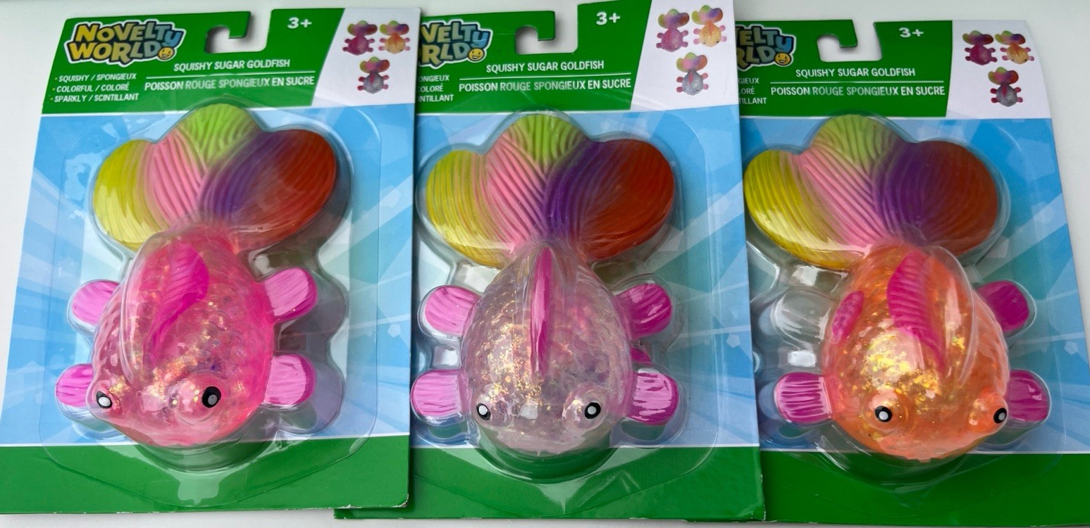 ORANGE Squishy sugar goldfish! Viral squish by Novelty World. 🔥🔥Like Needoh