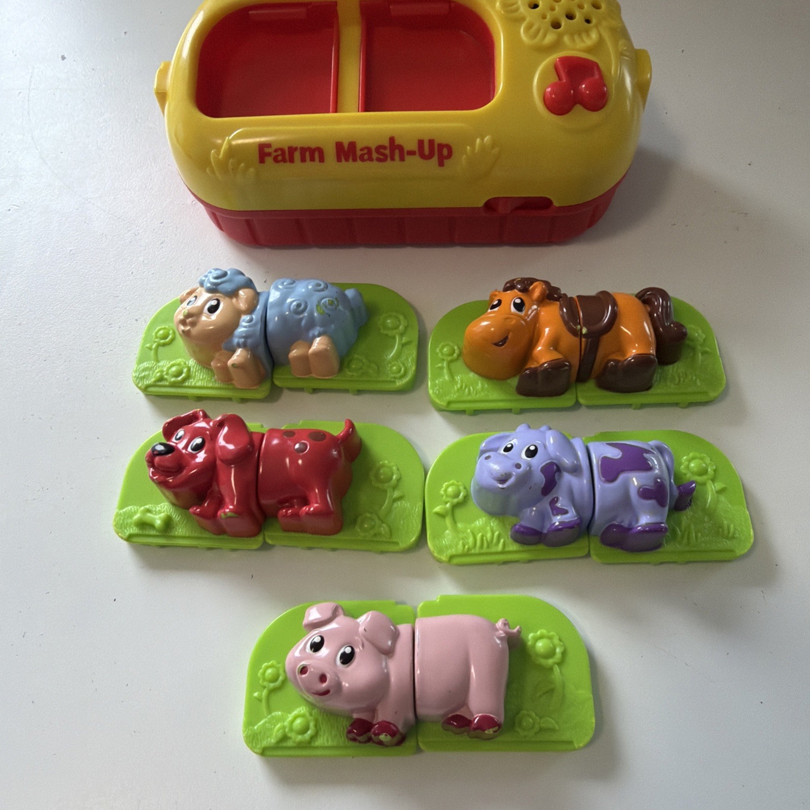 LeapFrog Farm Mash-Ups Replacement Animals 6 Sets Pig Dog Sheep Cow No Bucket
