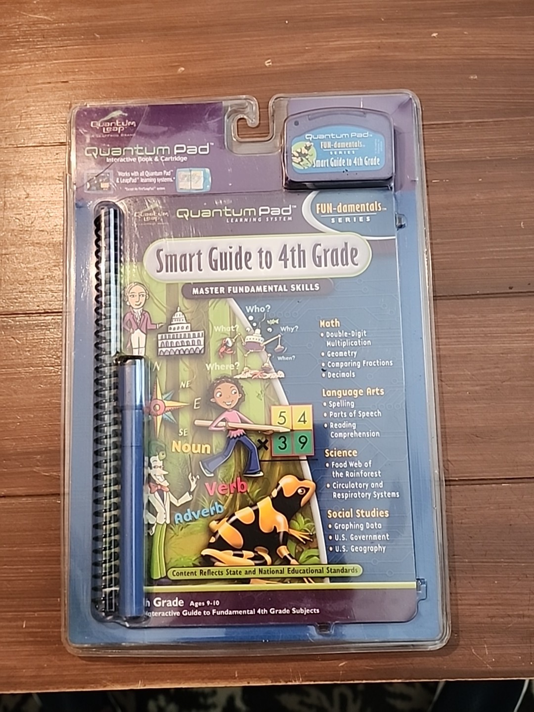 Quantum Pad Smart Guide to 4th & 5th Grade Series Book Cartridge Learning System