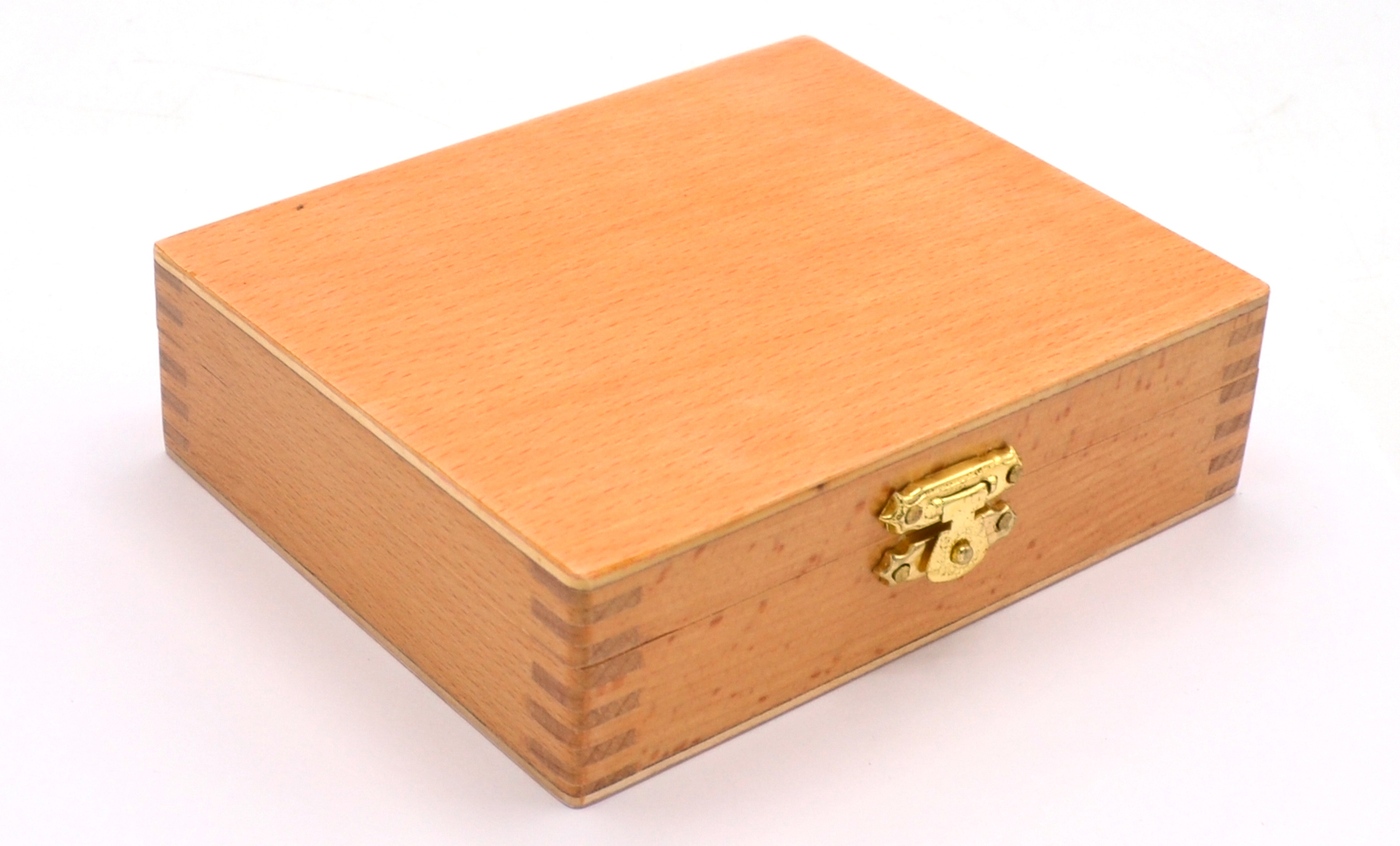 Wooden Slide Box for 25 Slides with Latch – For 75x25mm Slides