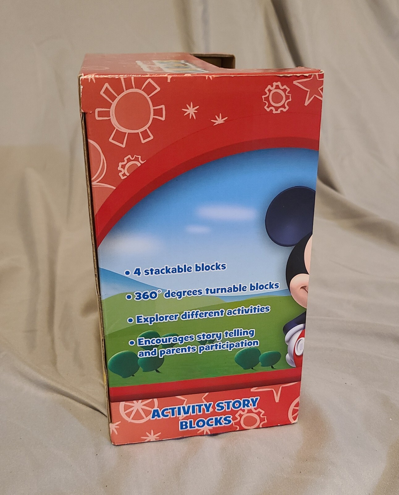 Mickey Mouse Clubhouse Activity Story Blocks 4 Blocks 6 Slides Ages 12m+ New