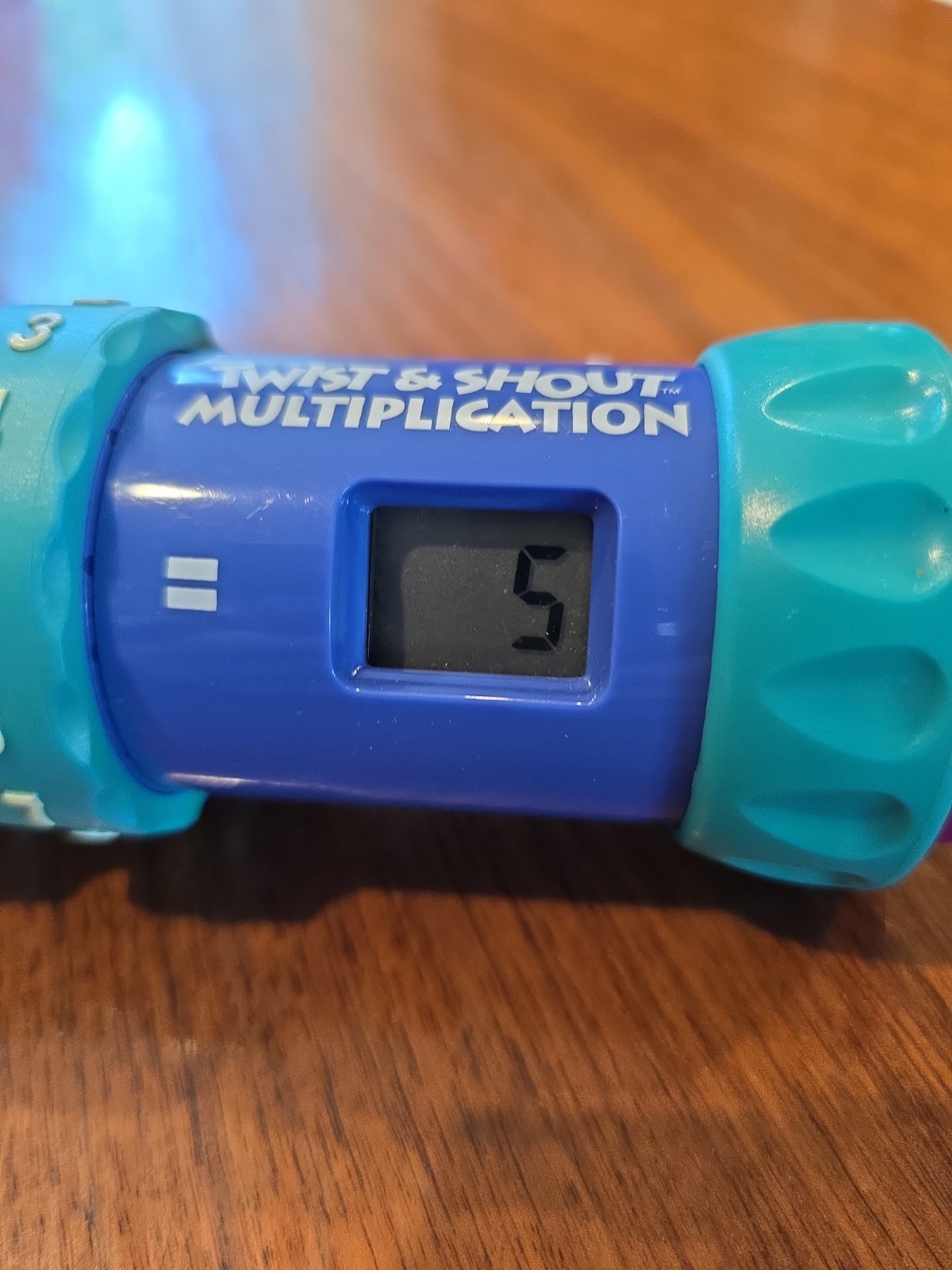 LeapFrog 1998 Twist And Shout Multiplication Math Learning Toy Tested Working
