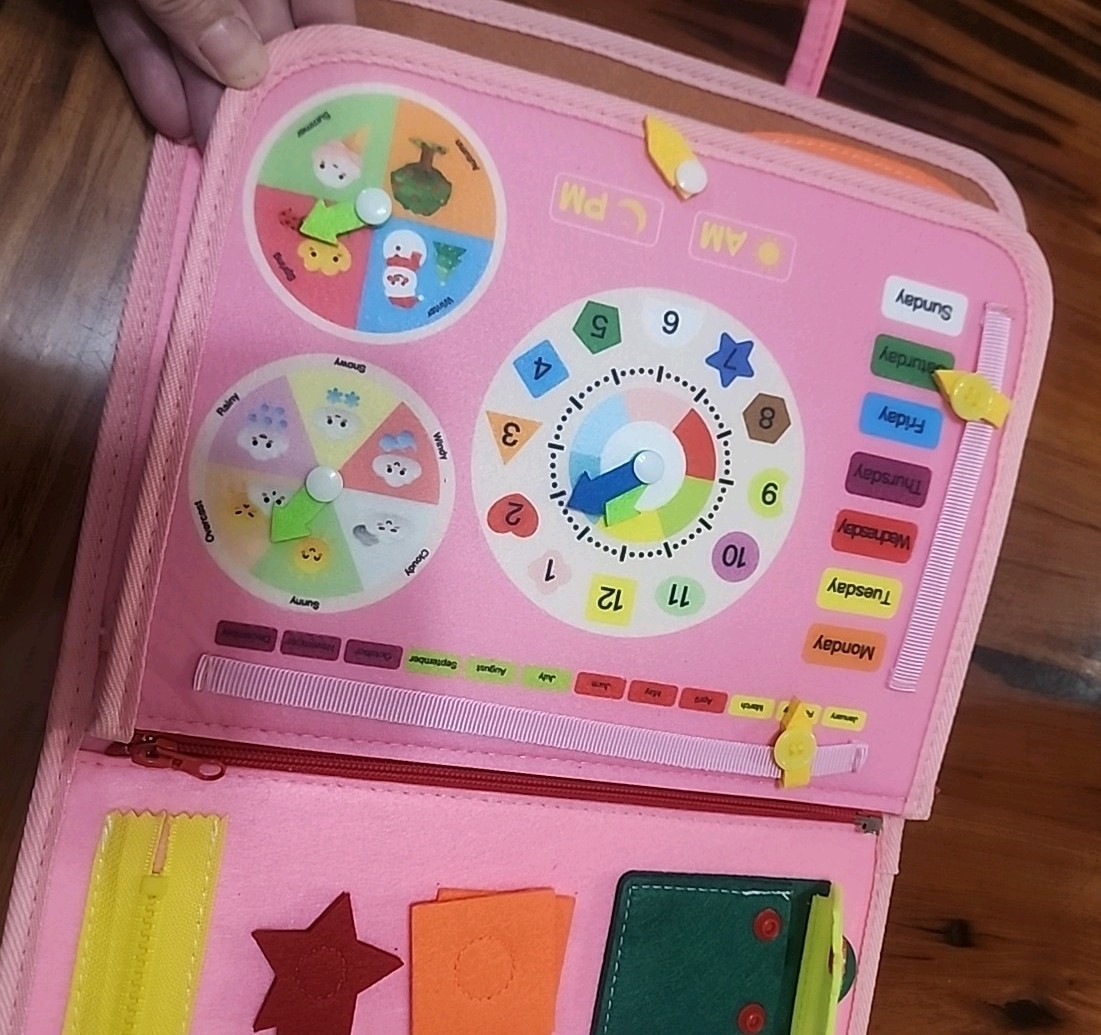Under The Sea Mermaid Activity Felt Play Book for Kids Great for Travel Learning