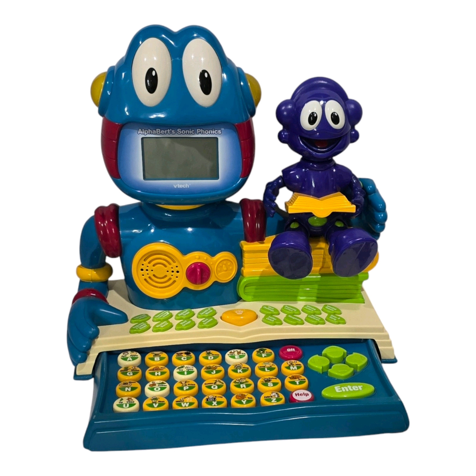 Alphabert’s Sonic Phonics LEARN-TO-READ SYSTEM Vtech 2002 VINTAGE ~ 4 Years & Up