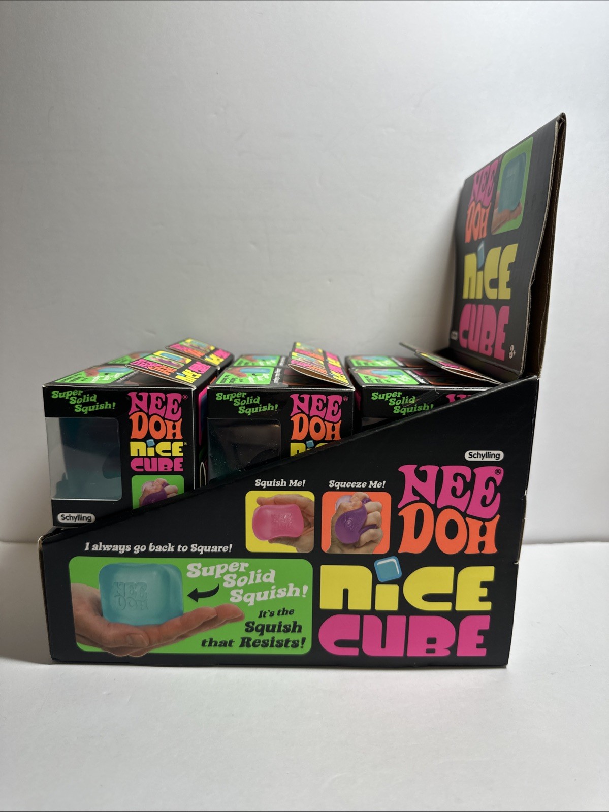 Schylling Needoh Nee Doh Nice Cube Case Of 12 With Display Box