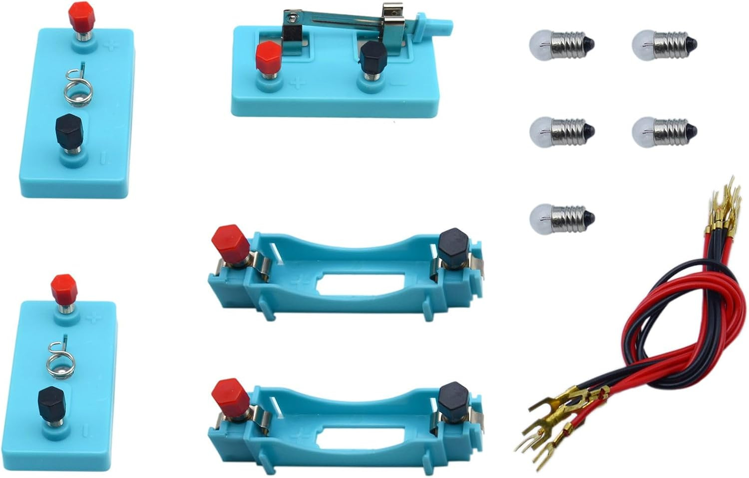 1 Set Circuit Learning Kit Basic Physics Electrical Experiment Box for Building