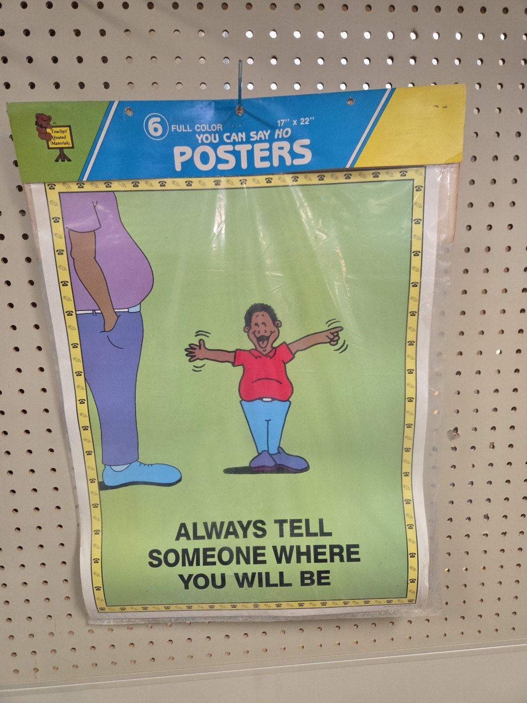 Vintage 1985 “You Can Say No” Posters By Teacher Created Materials