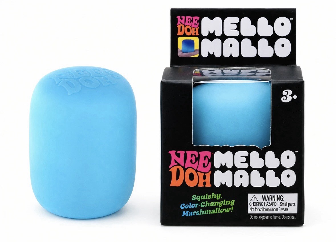 NeeDoh MELLO MALLO (BLUE) VIRAL SQUISHY TOY! SCHYLLING / NEW / AUTHENTIC‼️