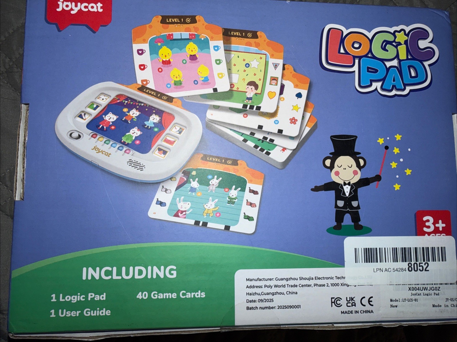 joycat Logic Pad Electronic Learning System for Ages 3+ (3-4 Years)