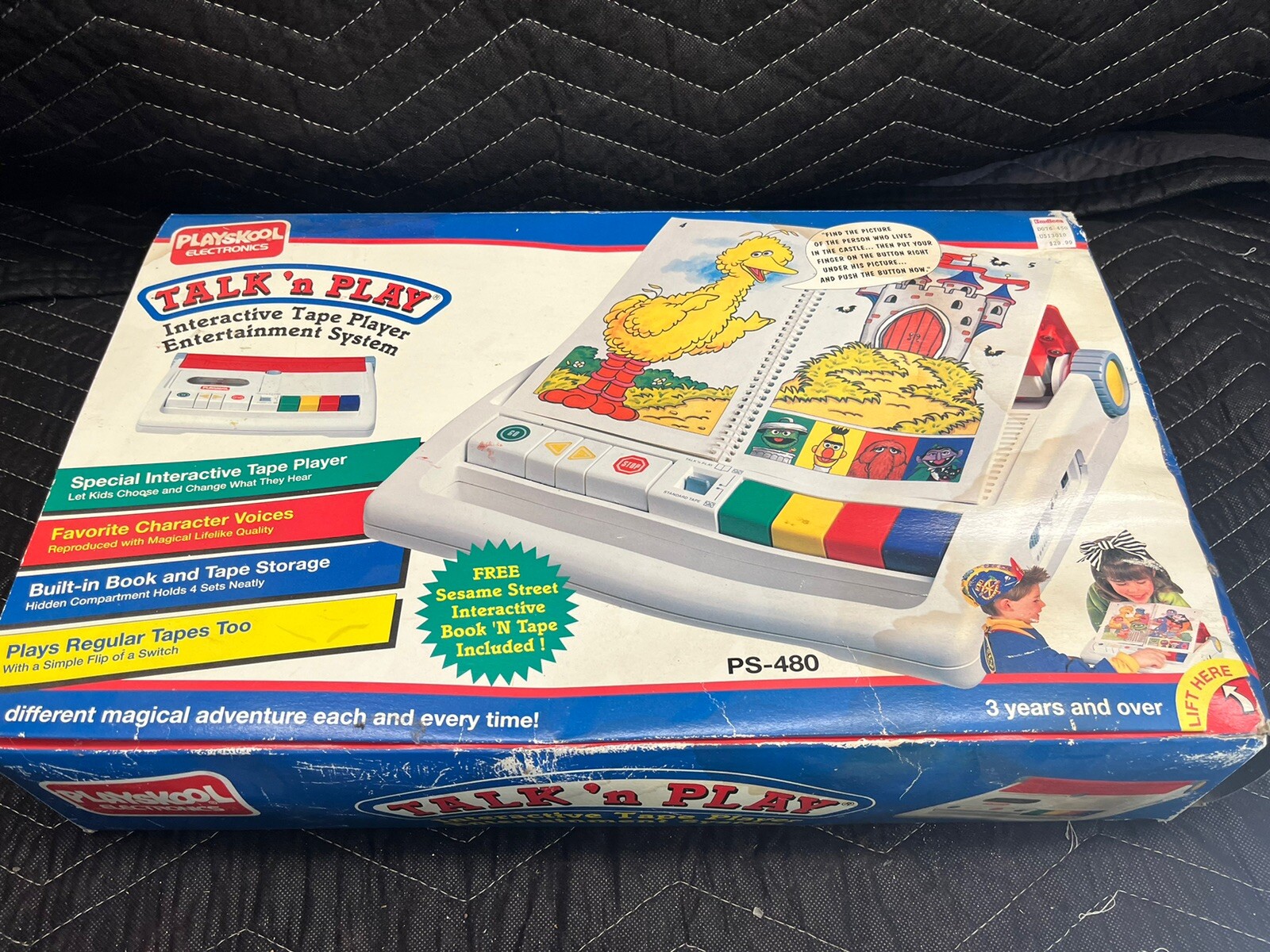 1992 Vintage Playskool Electronic Talk ‘n Play In Box Cassette Tape