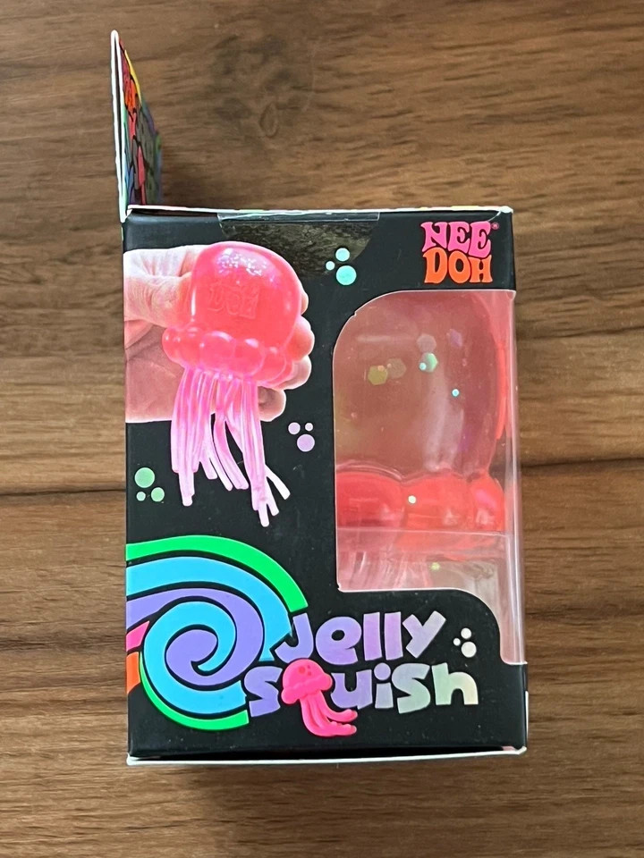 Authentic NeeDoh Jelly Squish Jellyfish Fidget Sensory Toy (random colors)